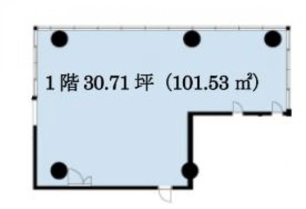 銀座4丁目タワービル B1 フロア図面 11