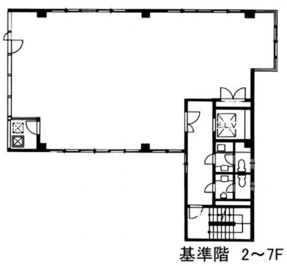 八丁堀ウエストコートビル 5 フロア図面 5