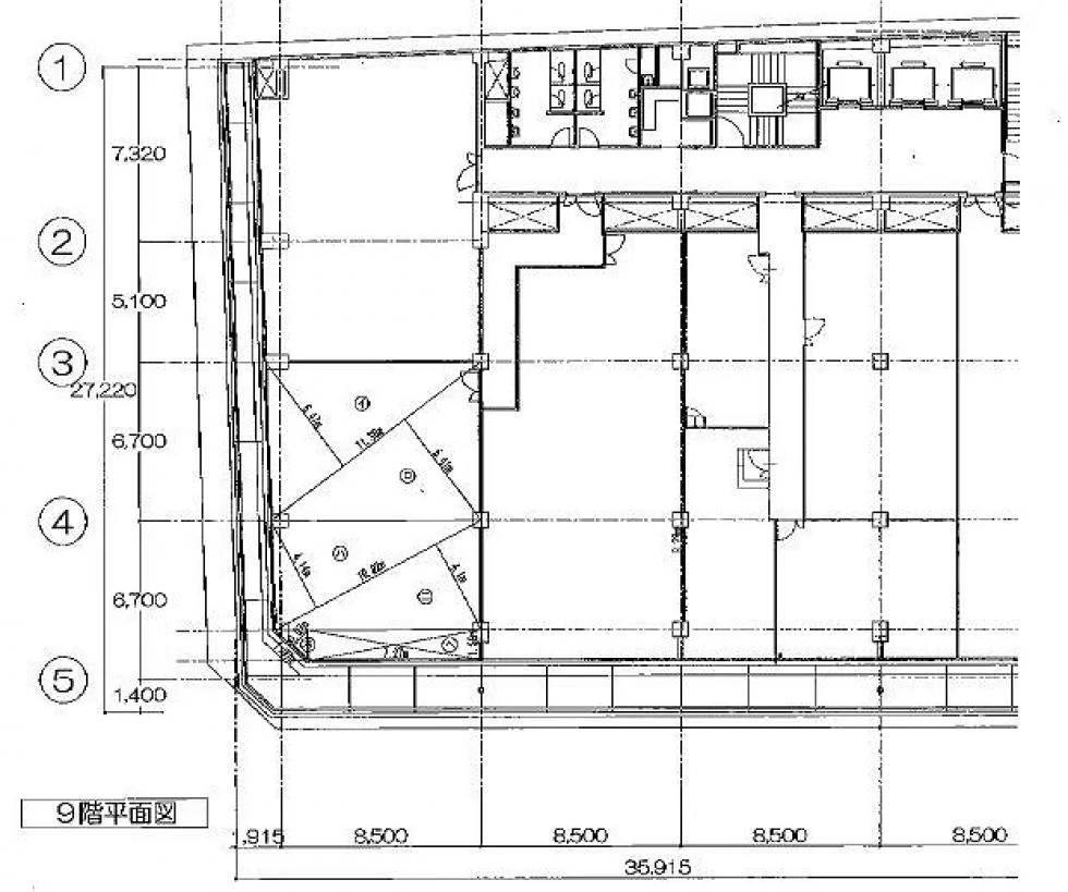 製粉会館ビル 9 フロア図面 5