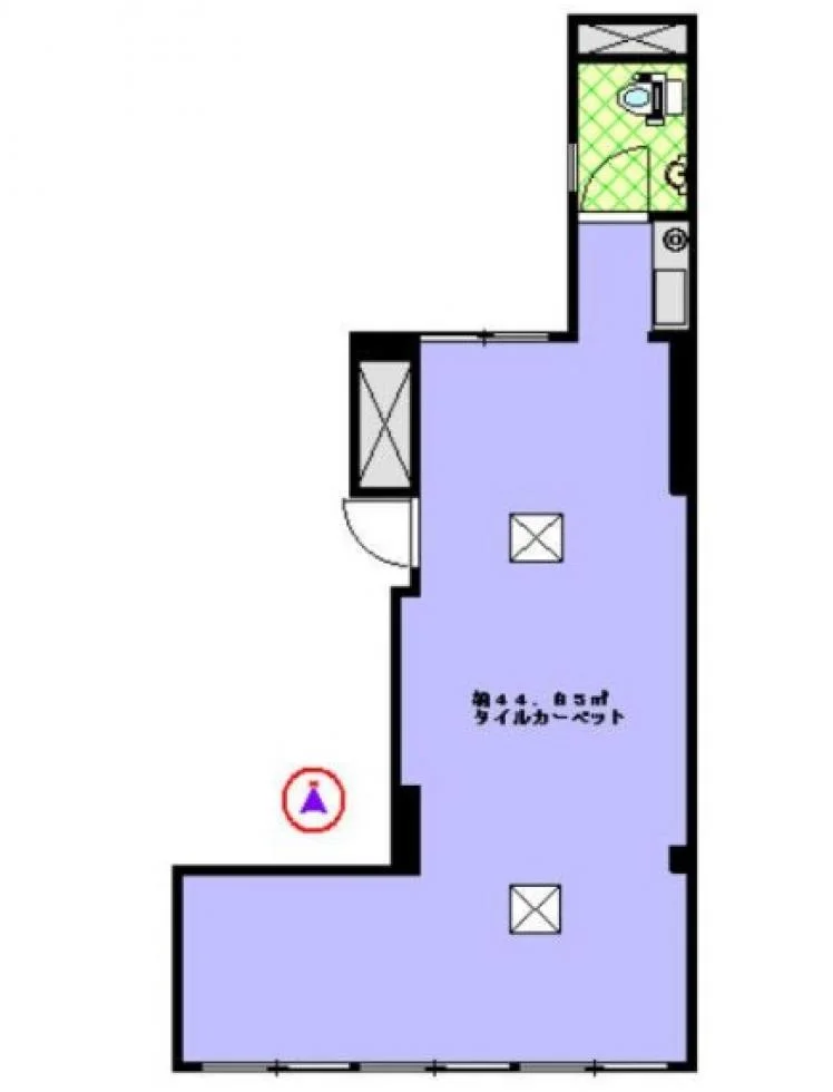 米津ビル 5 フロア図面 5