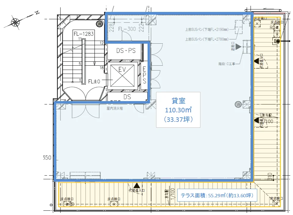GINZA M TOWERビル 8 フロア図面 7