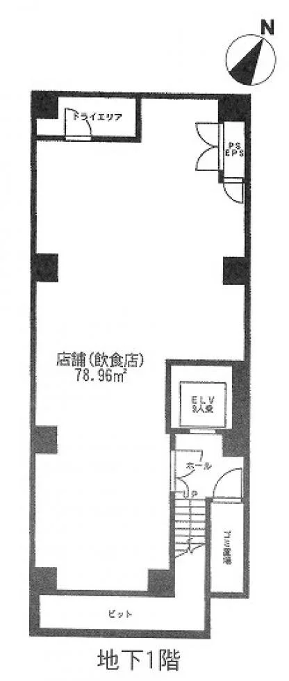 TASUKI PRIME日本橋人形町 B1 フロア図面 9