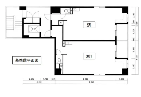 A・M京橋ビル(A・M Kyobashi) 3 フロア図面 11