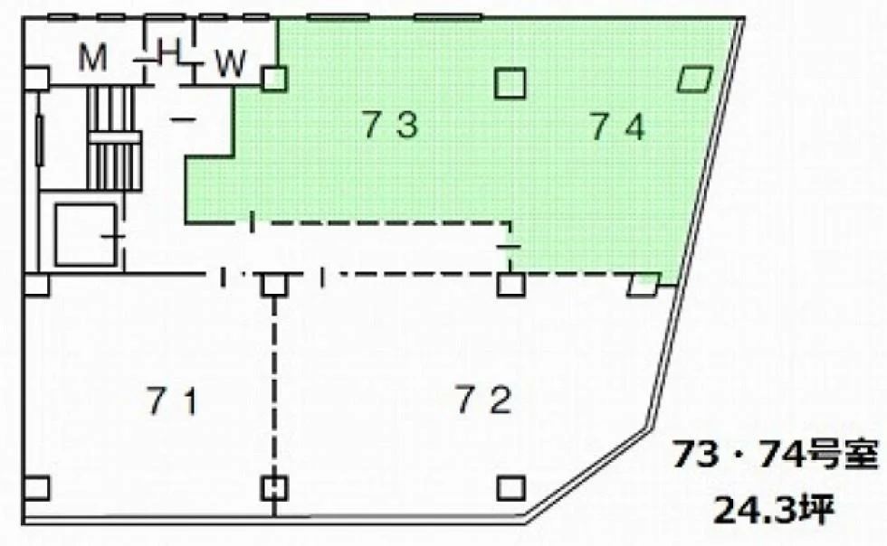 井門銀座1丁目ビル(井門銀座一丁目ビル) 7 フロア図面 11