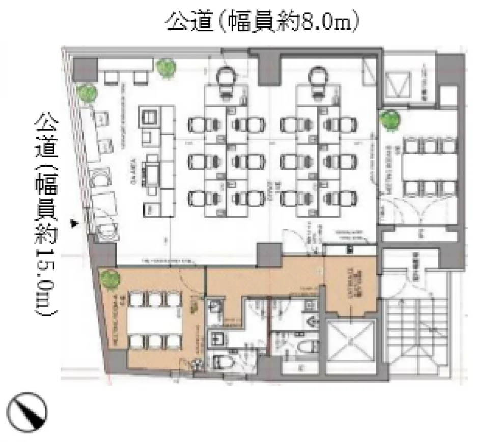 グランド茅場町ビル 4 フロア図面 9