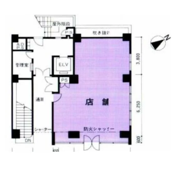 京橋彌生ビル B1 フロア図面 9