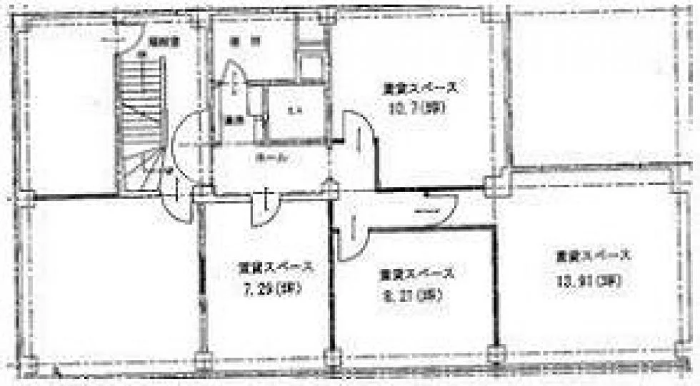 銀楽ビル 5 フロア図面 9