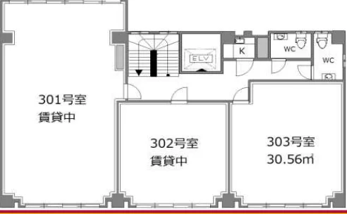 牧野ビル 3 フロア図面 5