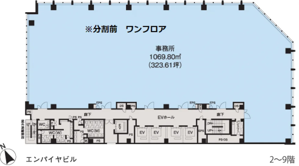 エンパイヤビル 4 フロア図面 17