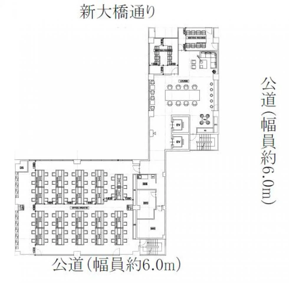 EDGE水天宮ビル 7 フロア図面 11