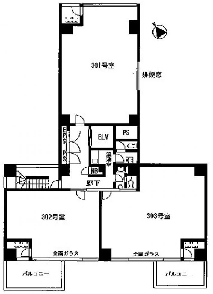 NIT築地ビル 3 フロア図面 9