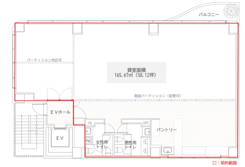 スプラウト日本橋浜町 6 フロア図面 5