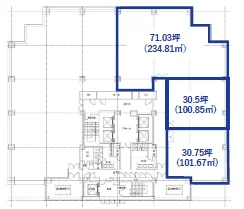 FOREFRONT TOWERⅡ(フォアフロントタワーⅡ) 7 フロア図面 7