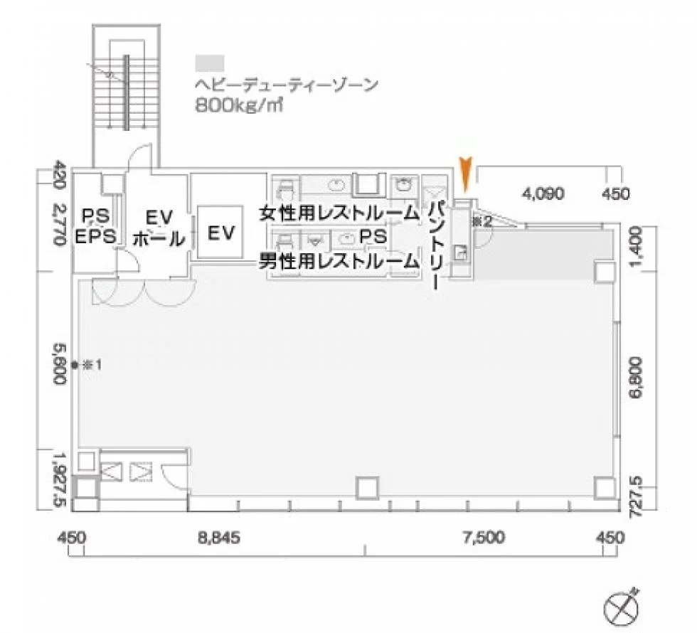 PMO日本橋二丁目(PMO日本橋2丁目) 5 フロア図面 7
