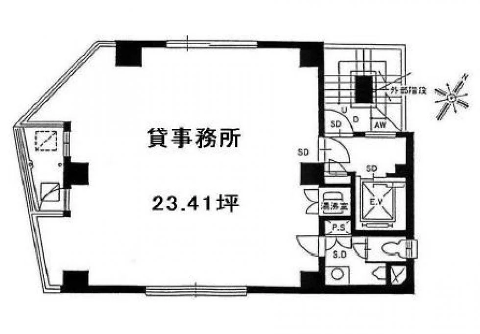 日本橋梶原ビル 5 フロア図面 6