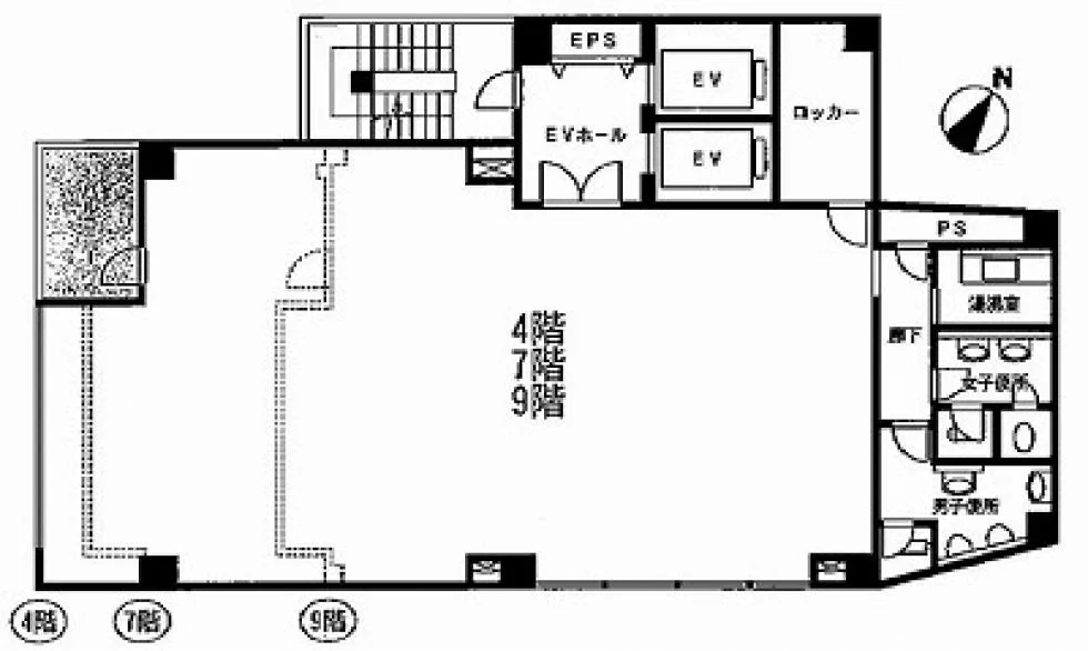 日本橋日光ビル 7 フロア図面 9