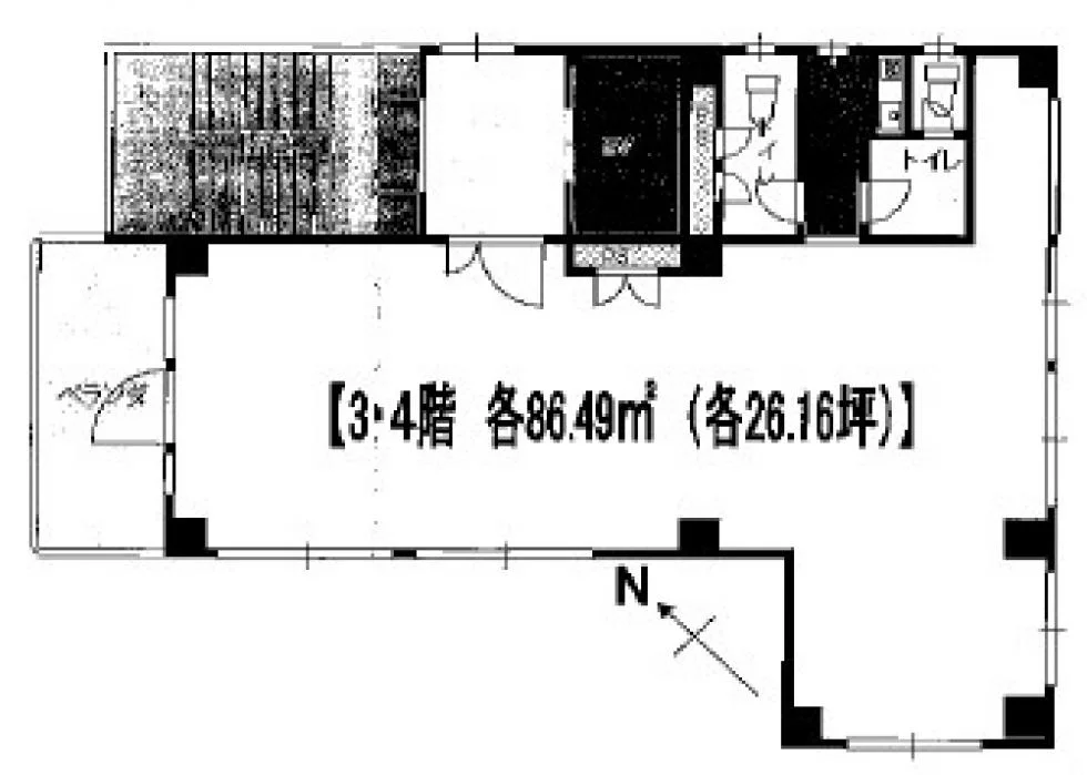 松丸ビル 4 フロア図面 11