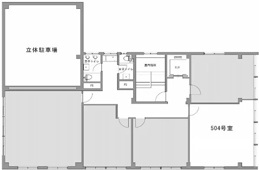 ネオ神谷ビル 5 フロア図面 9