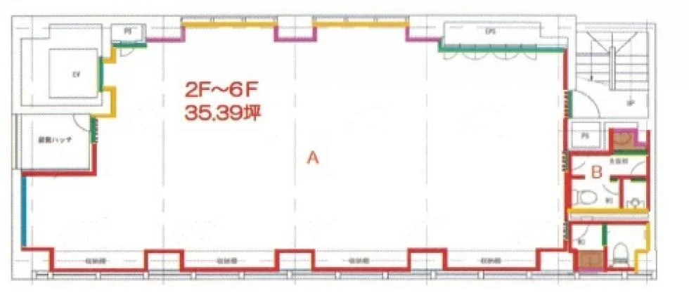 ACN日本橋リバーサイドビル 6 フロア図面 10