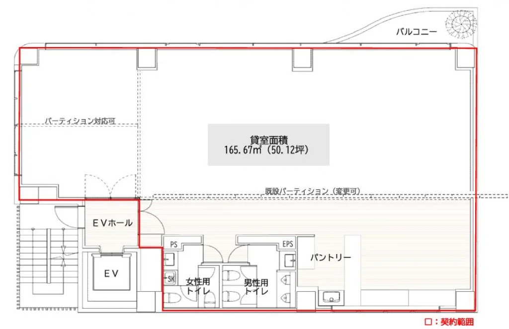 スプラウト日本橋浜町 3 フロア図面 5