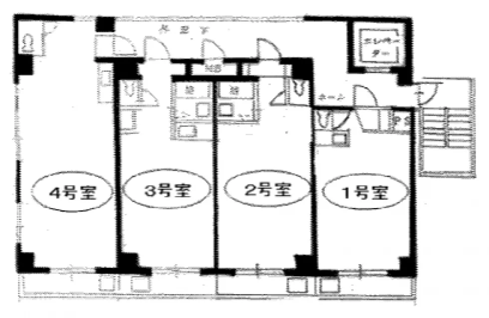 メゾンド平和田ビル 4 フロア図面 6