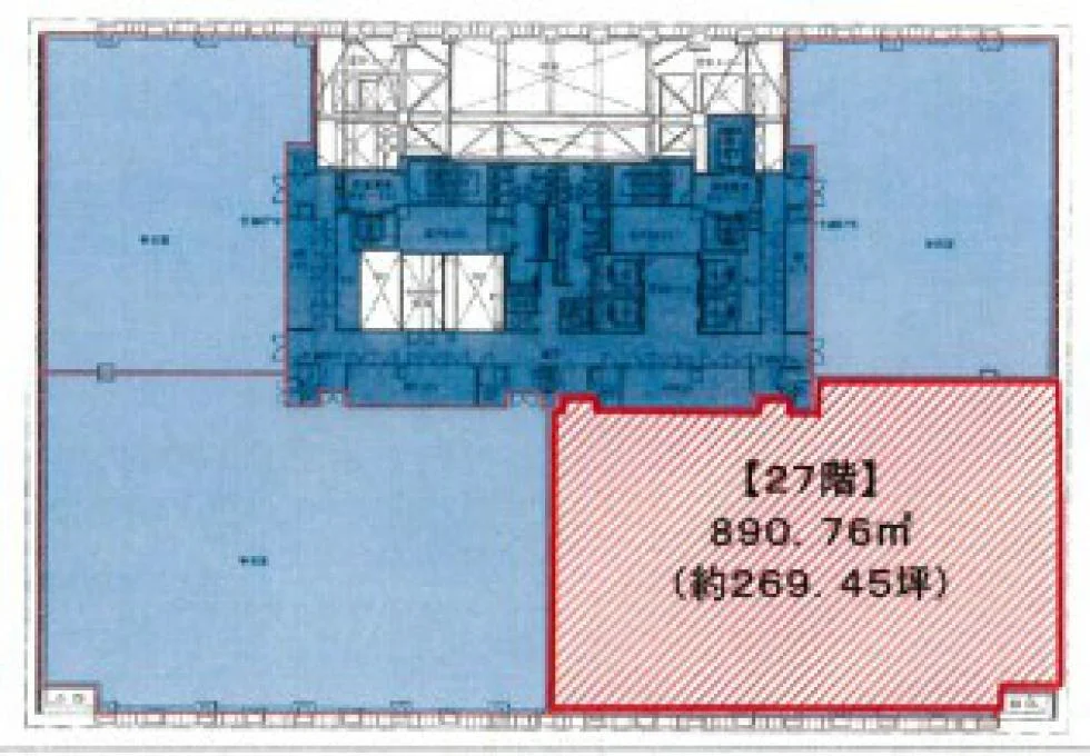 京橋エドグラン 27 フロア図面 15