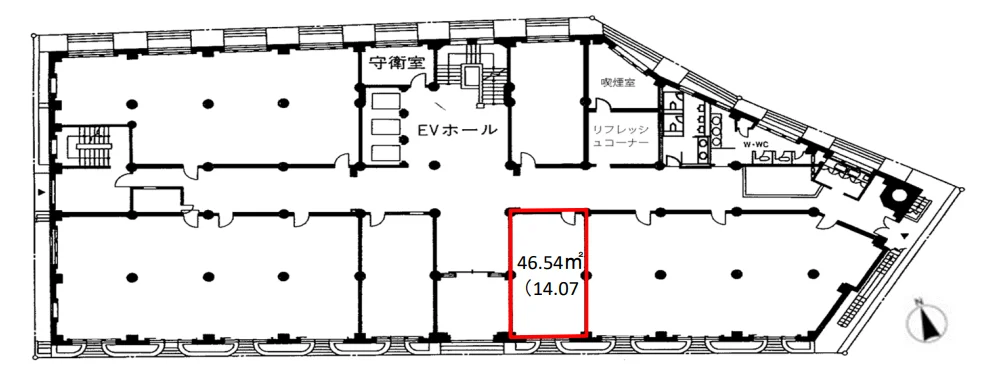 日証館 1 フロア図面 11