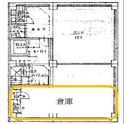 銀座清和ビル B1 フロア図面 5