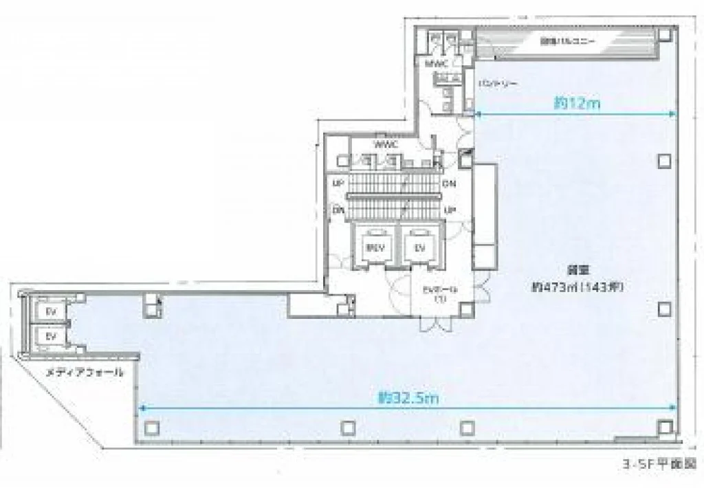 京橋創生館 5 フロア図面 9