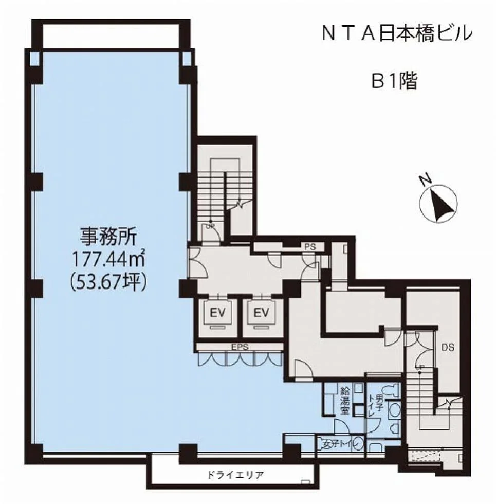 NTA日本橋ビル 1 フロア図面 6
