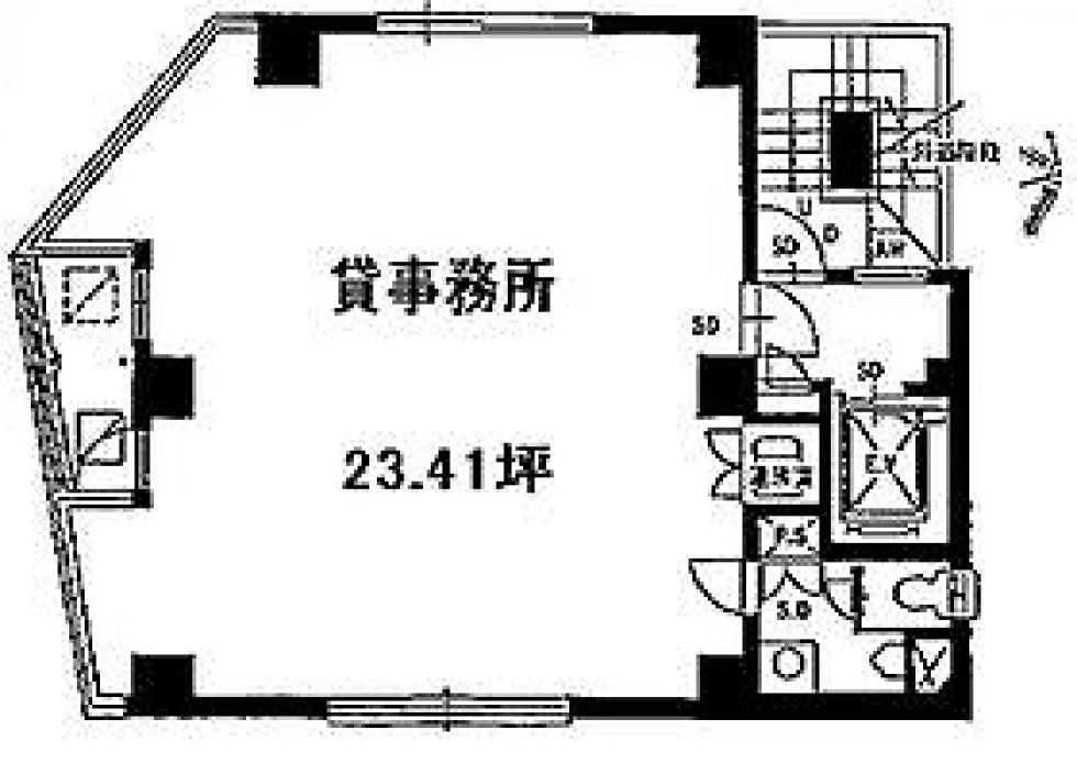 日本橋梶原ビル 4 フロア図面 5