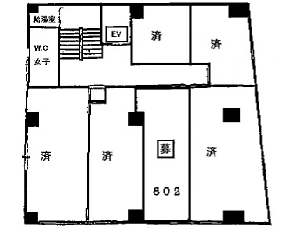 友野本社ビル 6 フロア図面 9