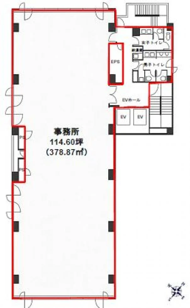 築地616ビル 7 フロア図面 7