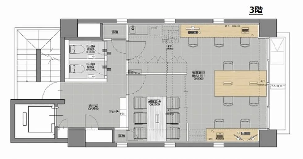 PORT ONE 茅場町 3 フロア図面 8