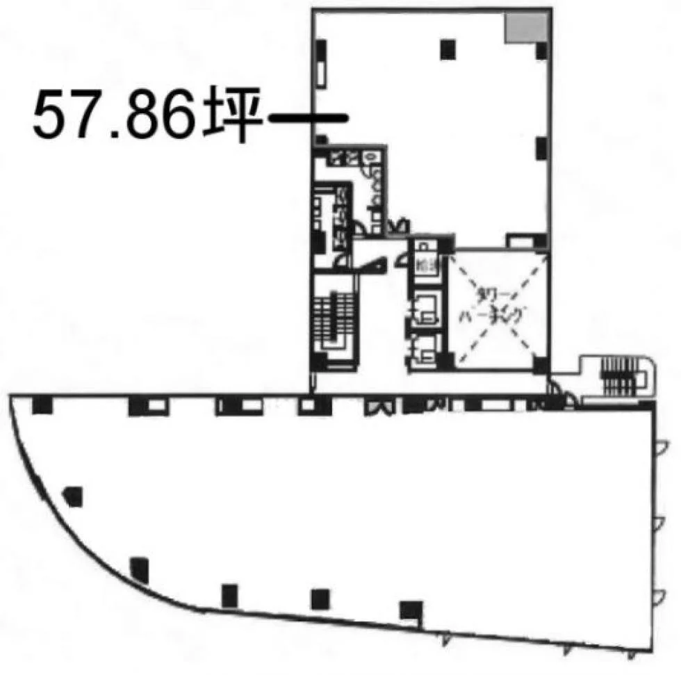 水天宮北辰ビル 4 フロア図面 9