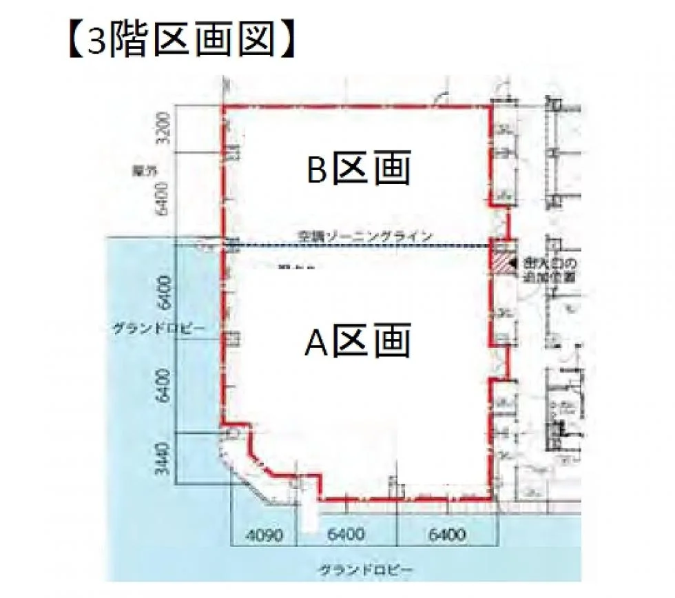 晴海アイランドトリトンスクエアオフィスタワーZ 3 フロア図面 5