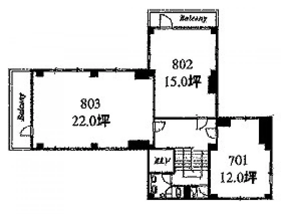 数寄屋ビル 7 フロア図面 9