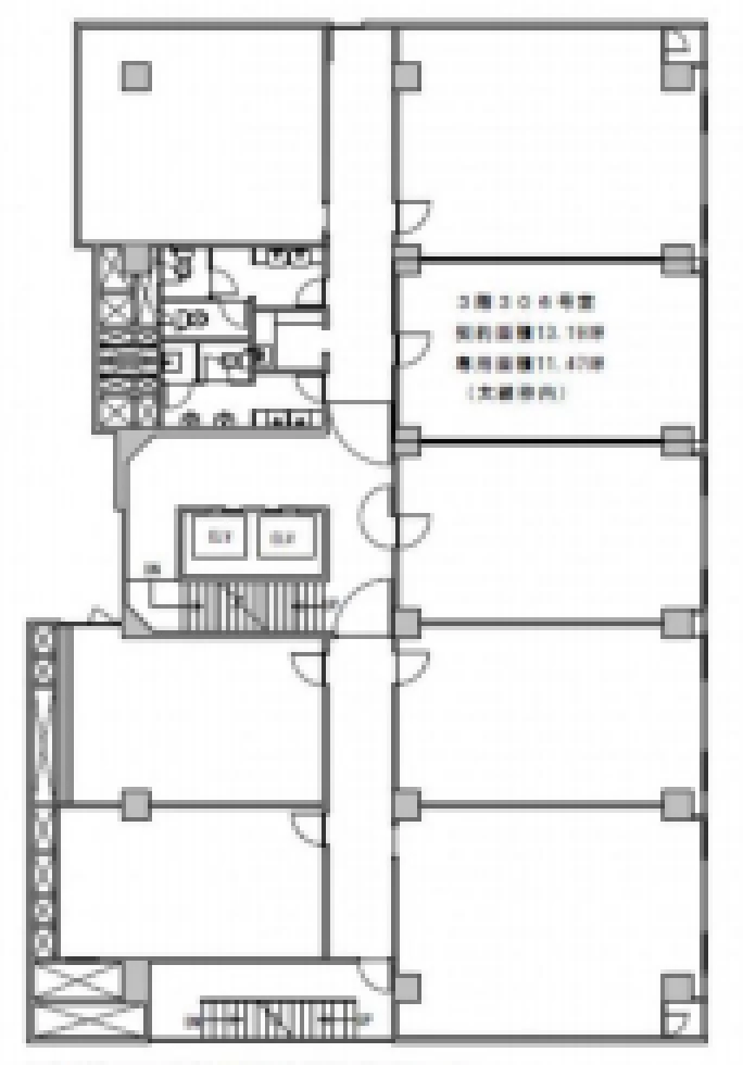 岩月ビル 3 フロア図面 9