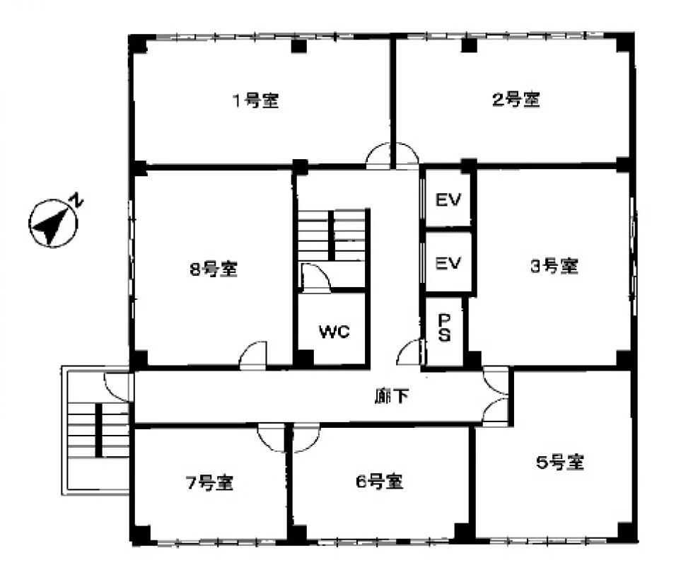 15山京ビル 8 フロア図面 9
