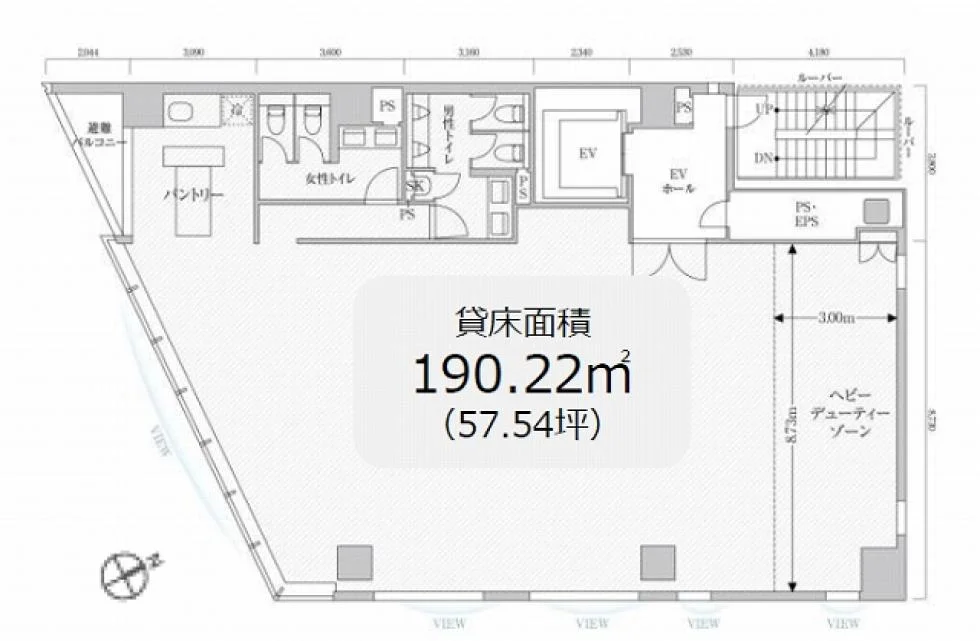 PMO八丁堀Ⅲ 6 フロア図面 18