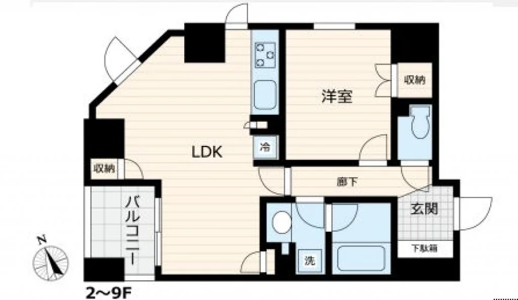 VORT銀座residenceⅡ 7 フロア図面 5