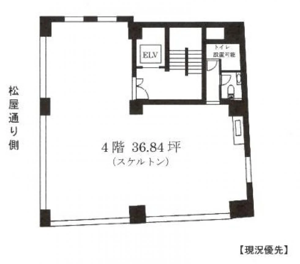 銀座朝日ビル 4 フロア図面 7