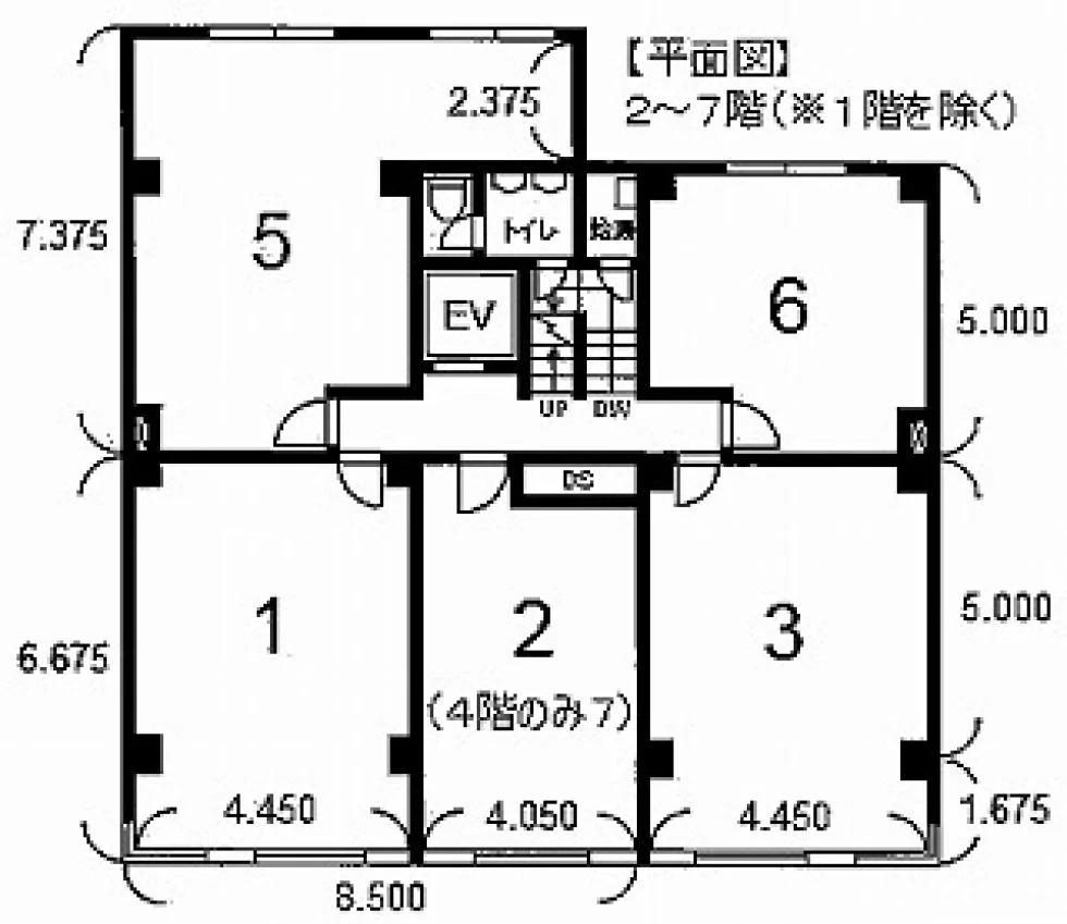 共同ビル(兜町) 5 フロア図面 6