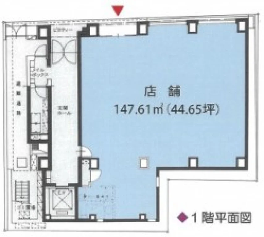 眞帆ビル 1 フロア図面 9