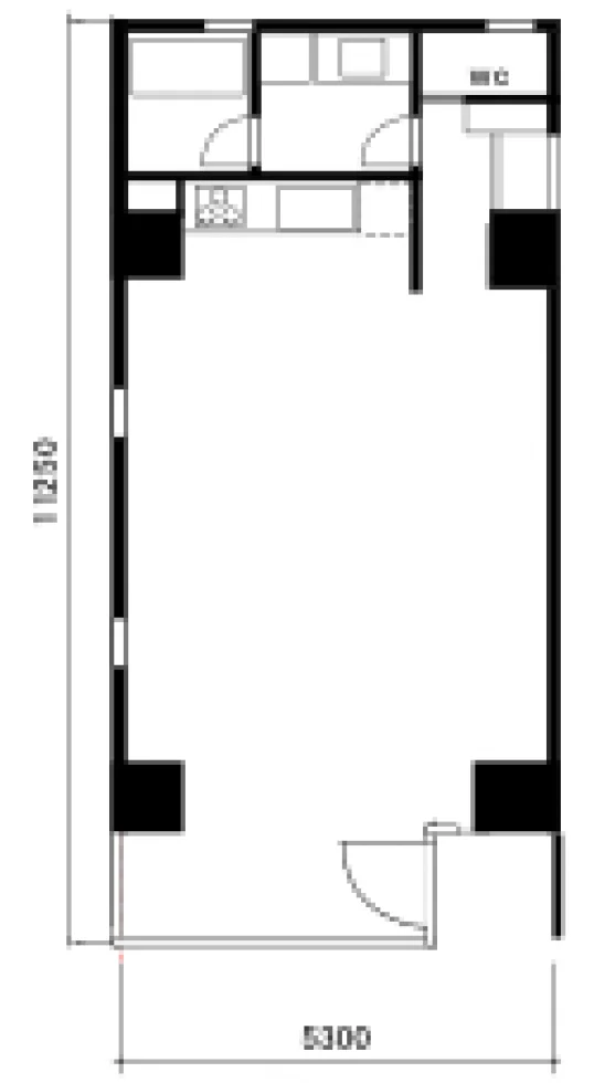 日本橋Tビル 8 フロア図面 6