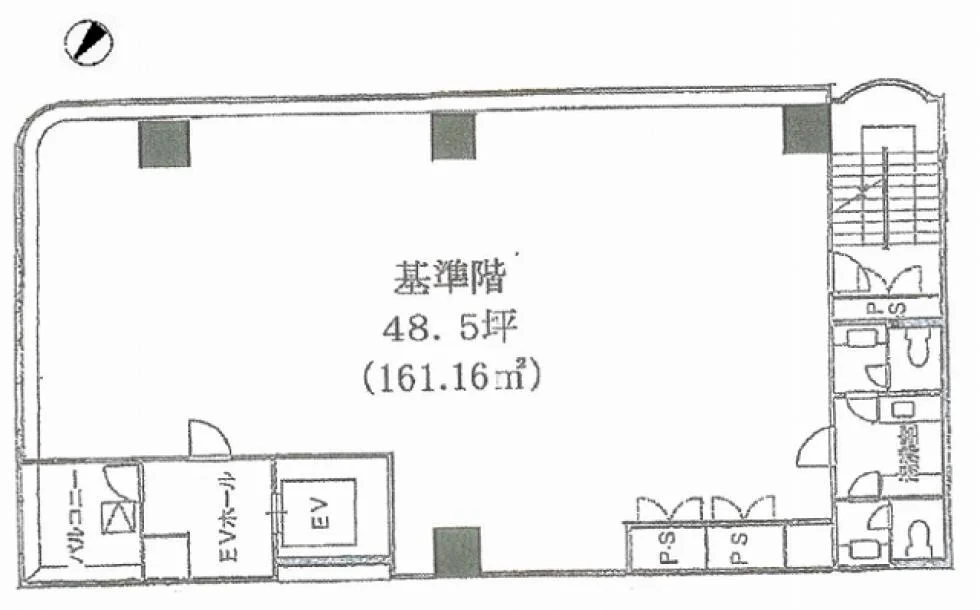 銀座KMビル 3 フロア図面 9