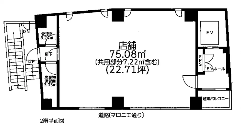 マロニエ通り銀座館 2 フロア図面 7