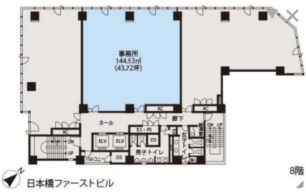 日本橋ファーストビル 8 フロア図面 9