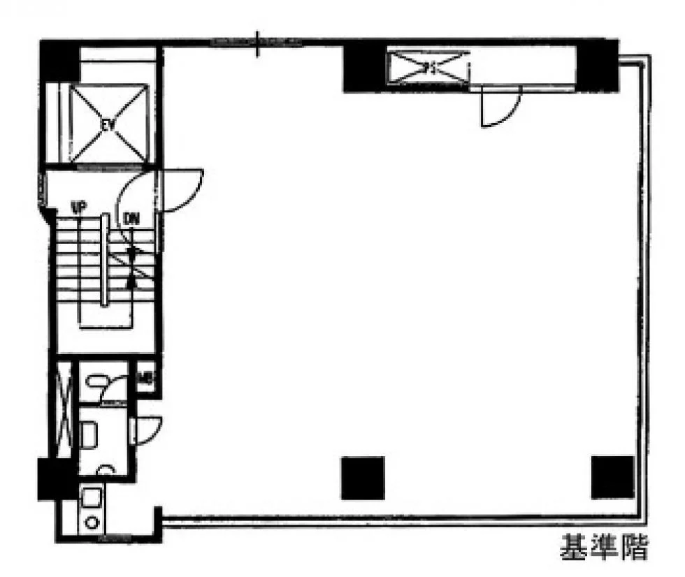 エコー京橋ビル 5 フロア図面 5