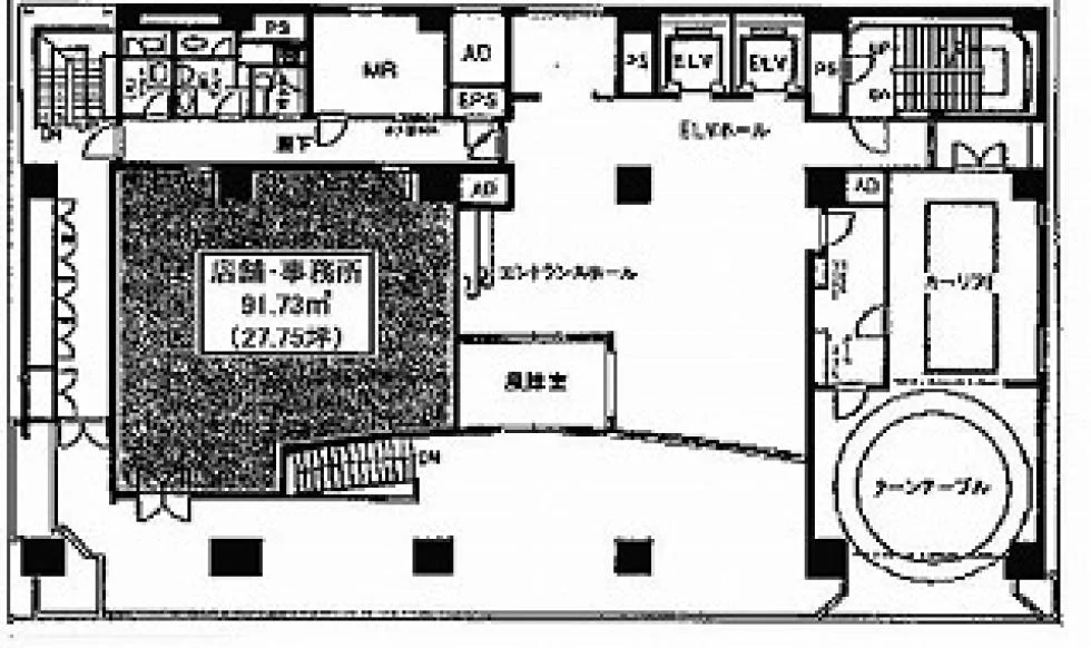 繊維会館ビル 1 フロア図面 6